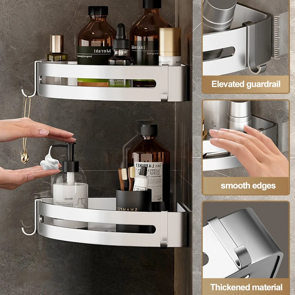 Wall-Mounted Bathroom Shelf
