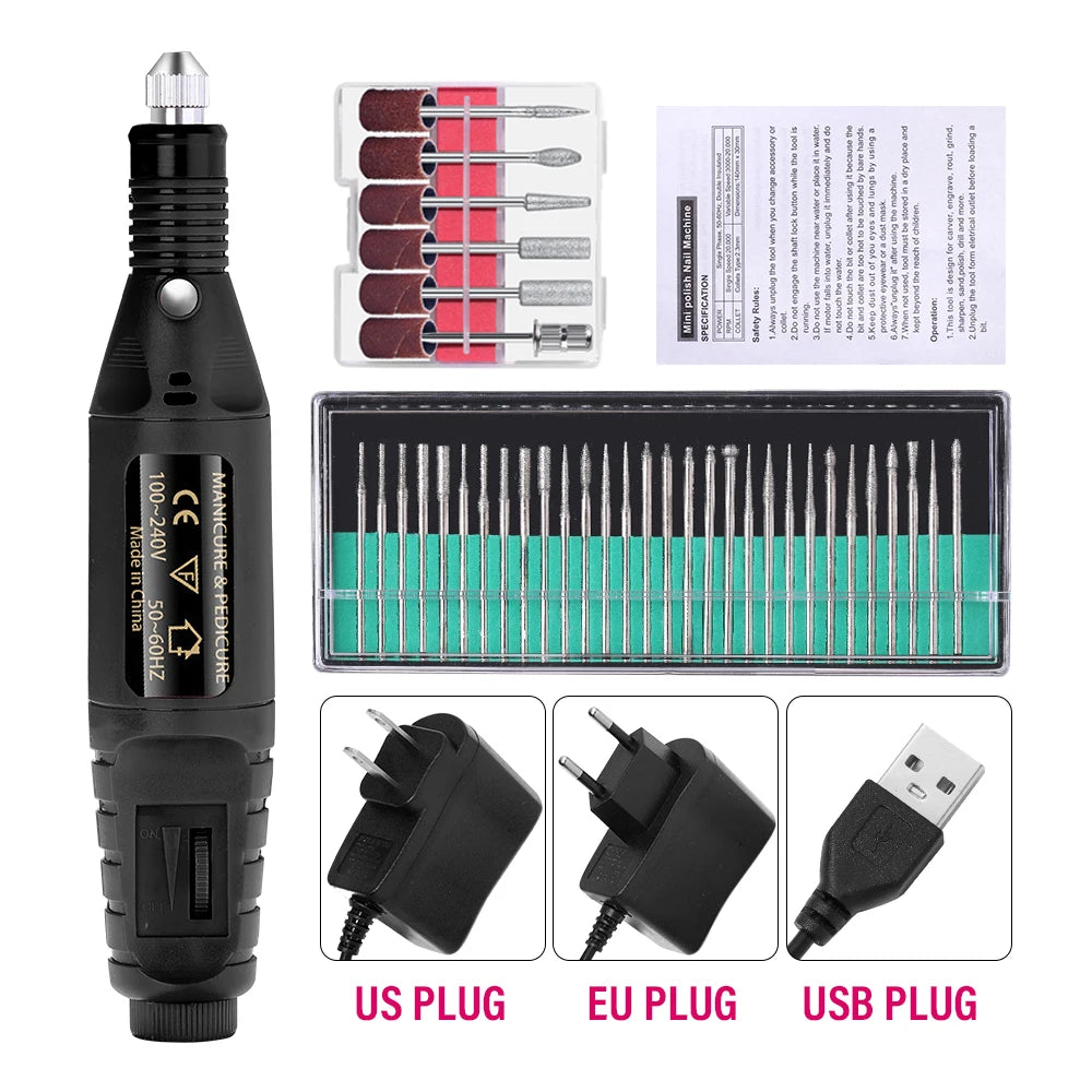 Electric Nail Drill Machine