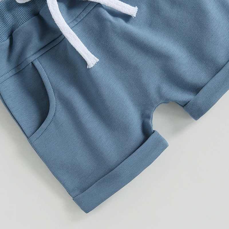 Summer Cotton Boys Clothing Set