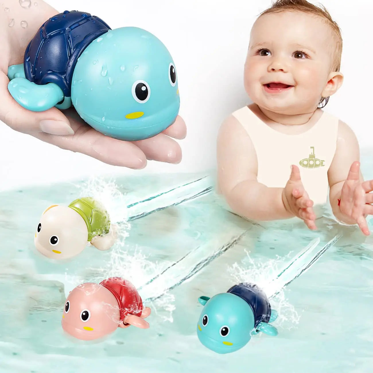 Clockwork Baby Bath Toys