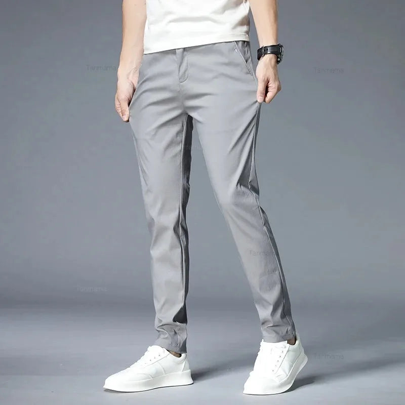 Ultra-Thin Summer Men's Casual Slim Jogging Pants