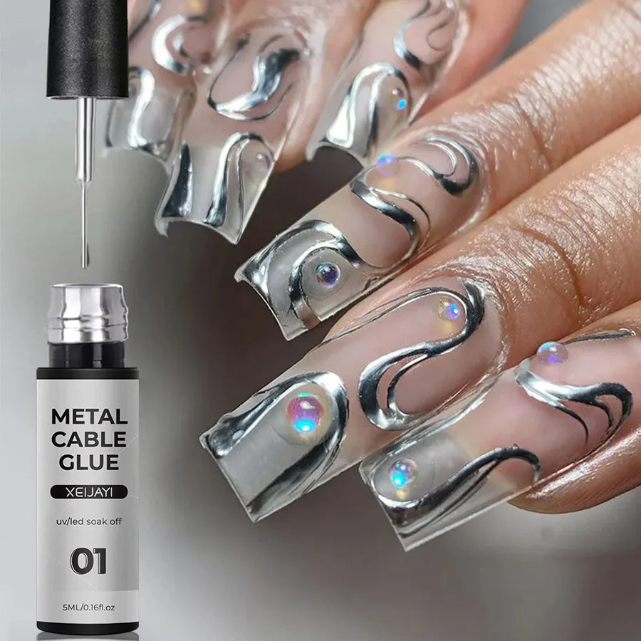 Ultra-Bright Metallic Liner Gel Polish