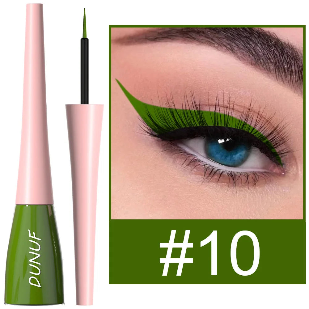 Matte Dark Green Waterproof Liquid Eyeliner