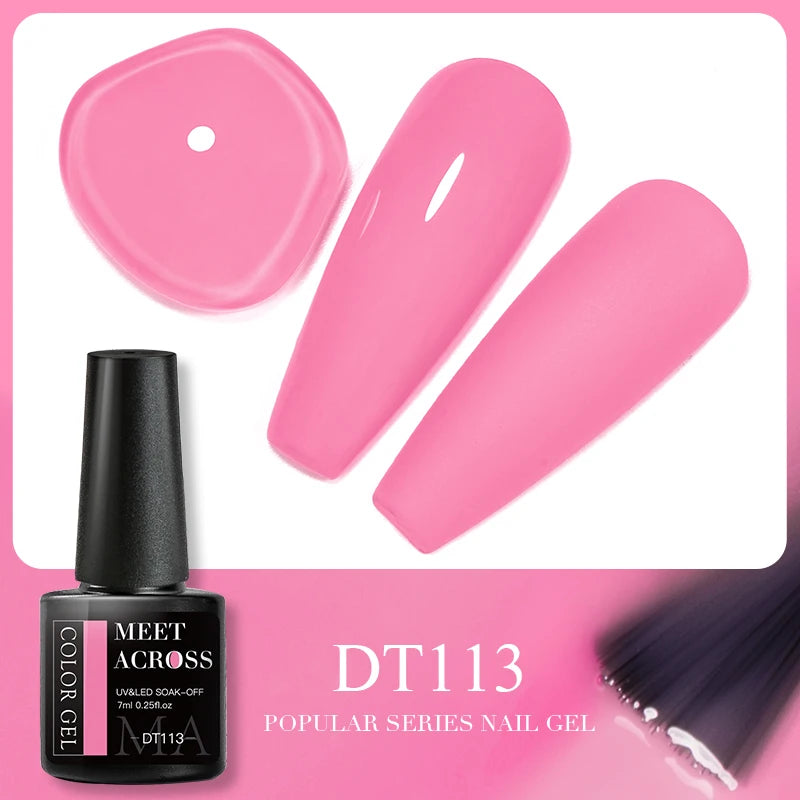 5ml Pink Dried Flower Gel Nail Polish