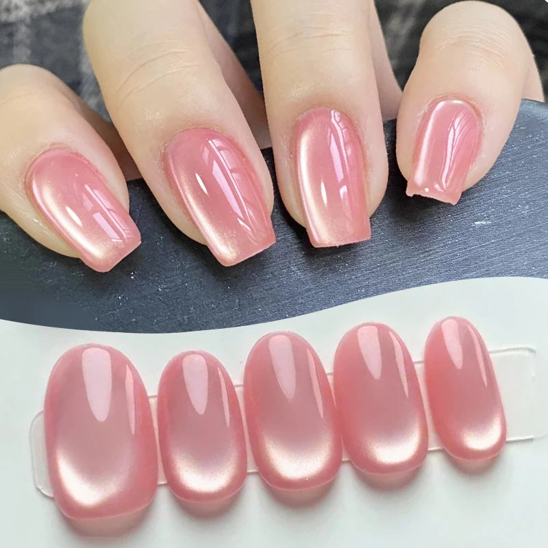 Pink Magnetic Cat Eye Jelly Gel Polish