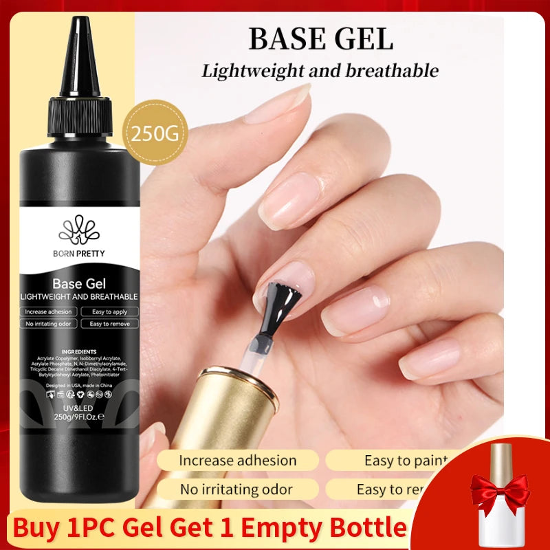 250g Super Top Coat Gel Nail Polish Set