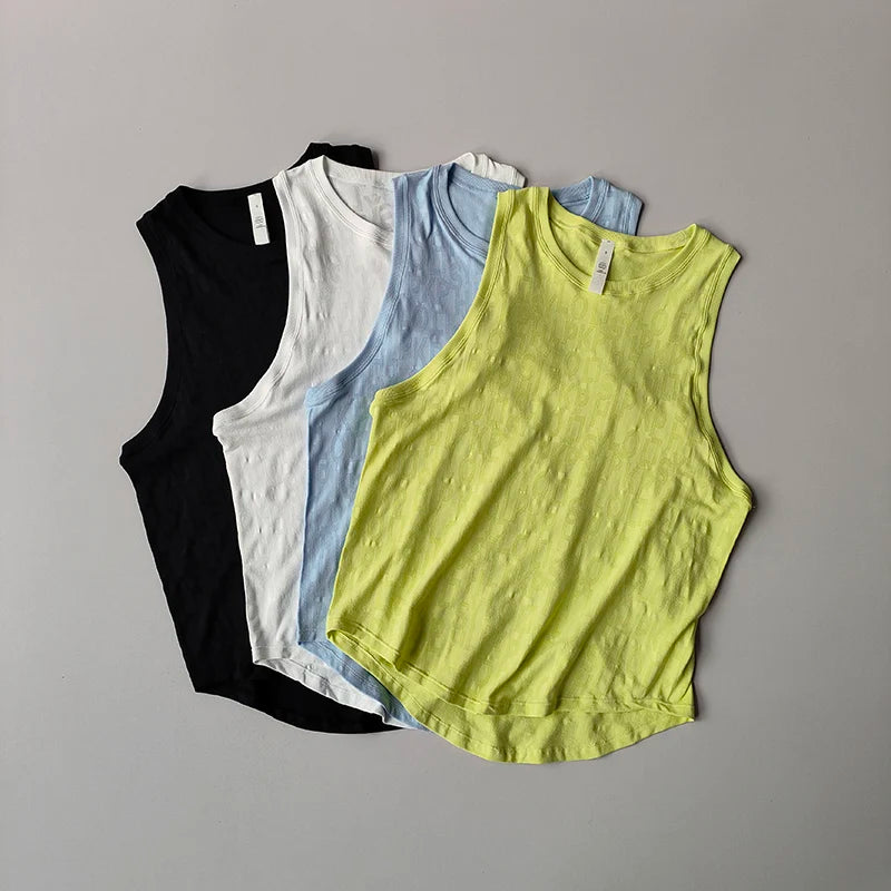 Quick-Dry Loose Fit Sleeveless Yoga & Fitness Top