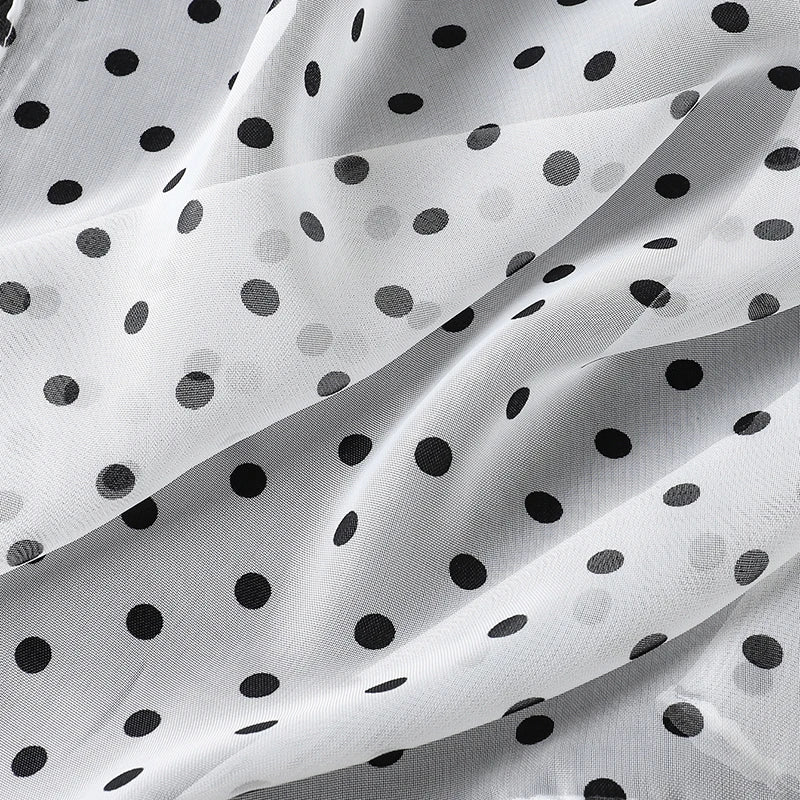 Polka Dot Chiffon Hijab