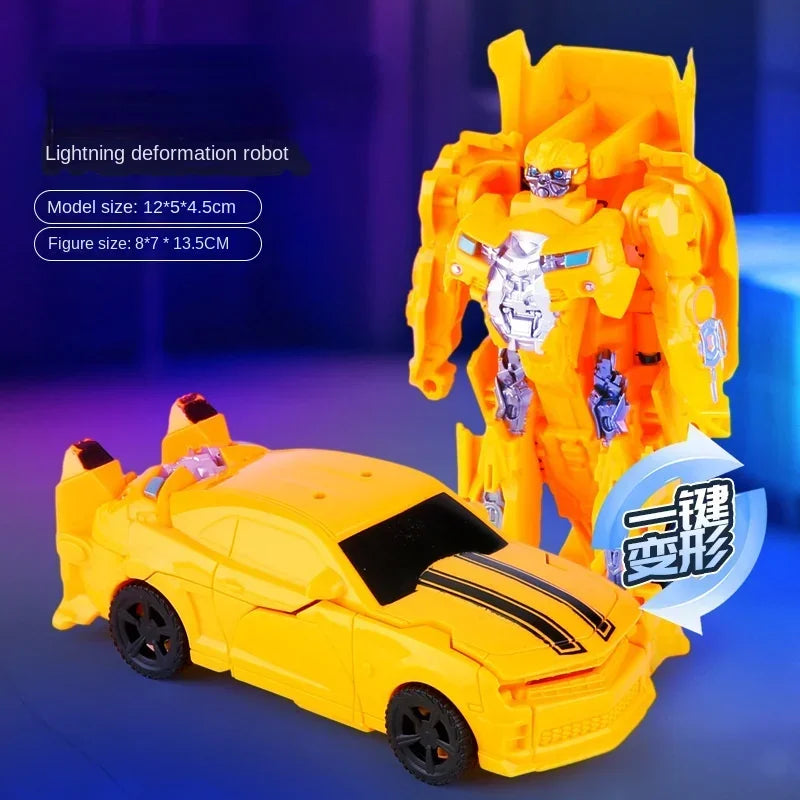 One-Step Transforming Robot Car Dinosaur Toy