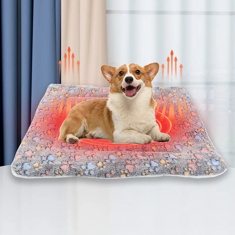 Thickened Flannel Dog Bed Mat