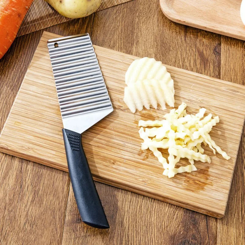 Stainless Steel Crinkle Cut Potato Slicer