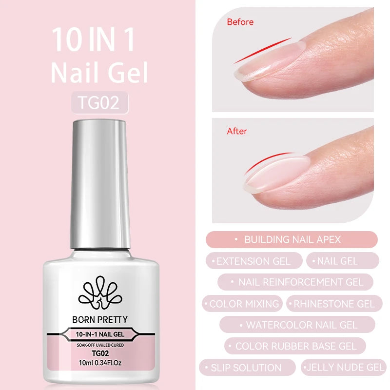 Super Top Coat and Base Gel Nail Polish Set