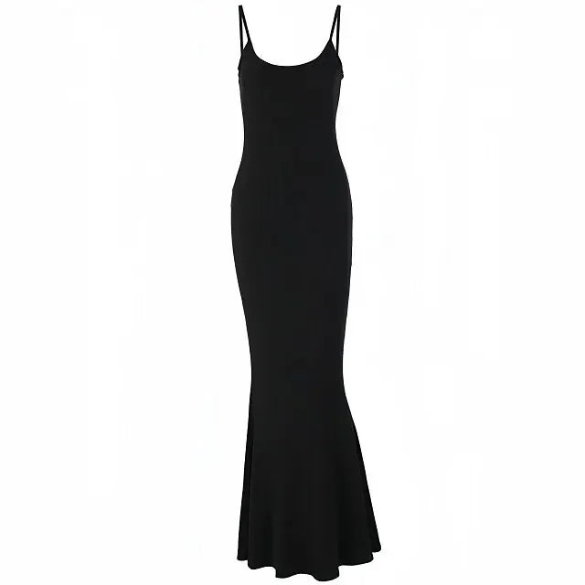 Sexy Sleeveless Backless Bodycon Maxi Dress