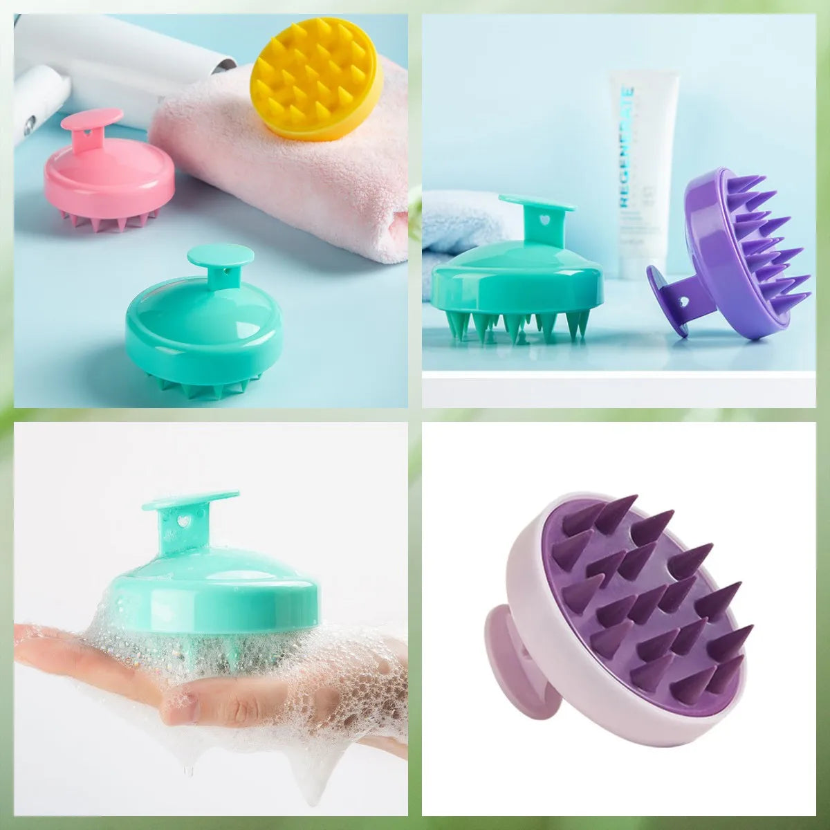 Silicone Shampoo Scalp Massager