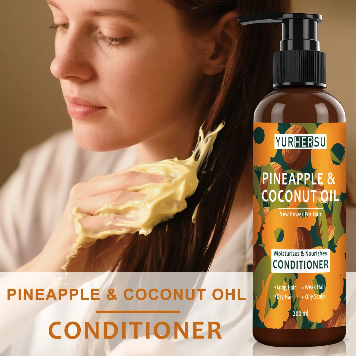 Pineapple Coconut Shampoo Conditioner Set