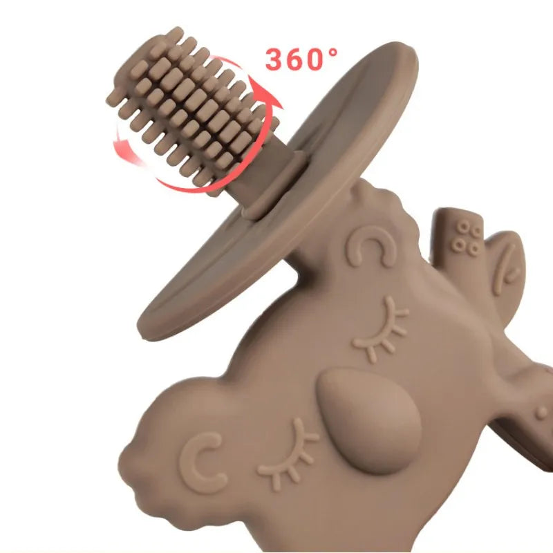 Koala Silicone Teether Training Toothbrush