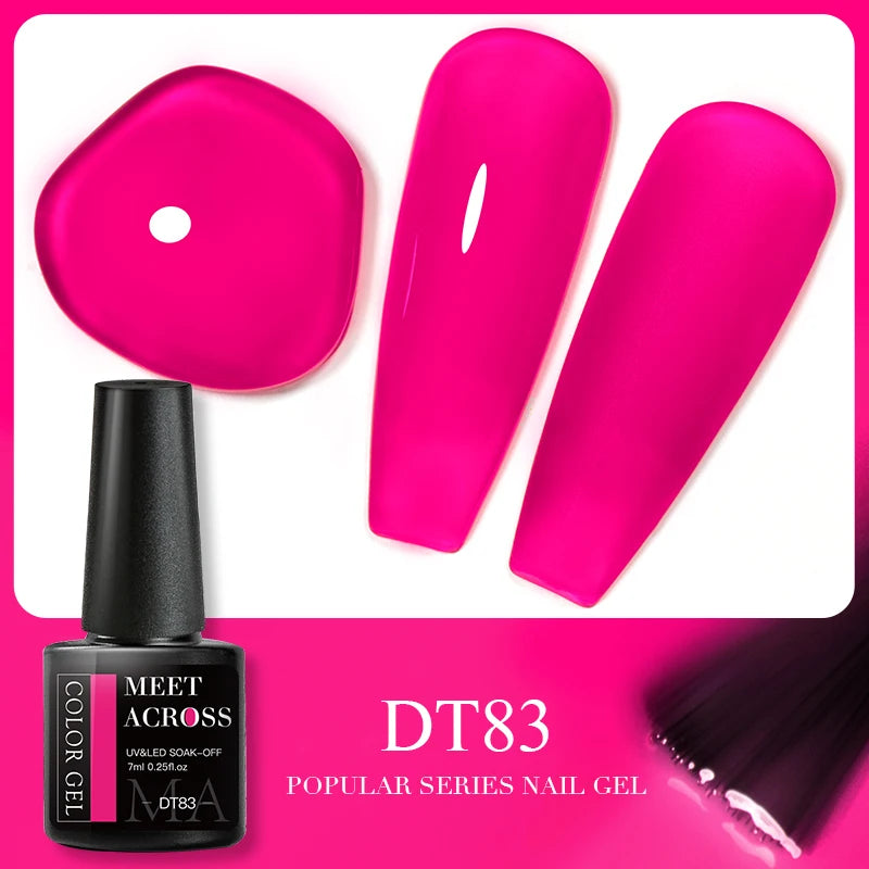 5ml Pink Dried Flower Gel Nail Polish