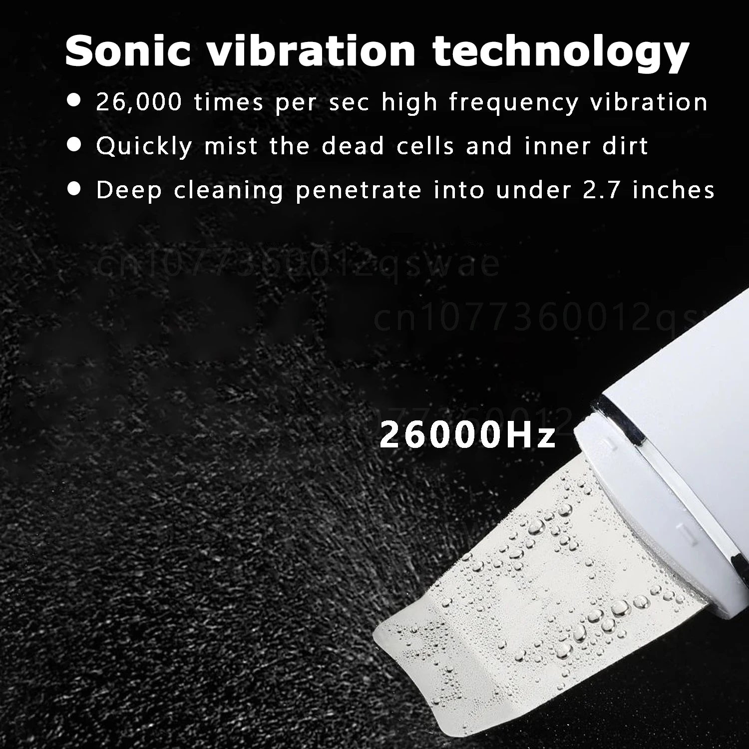 Ultrasonic Facial Skin Scrubber
