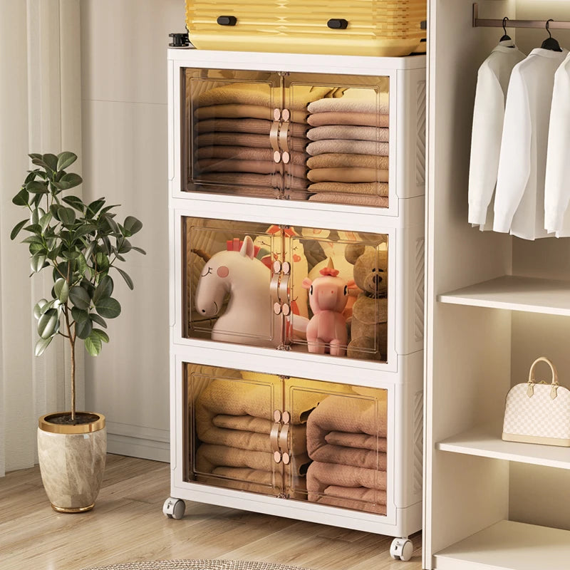 Foldable Multi-Layer Storage Box Locker