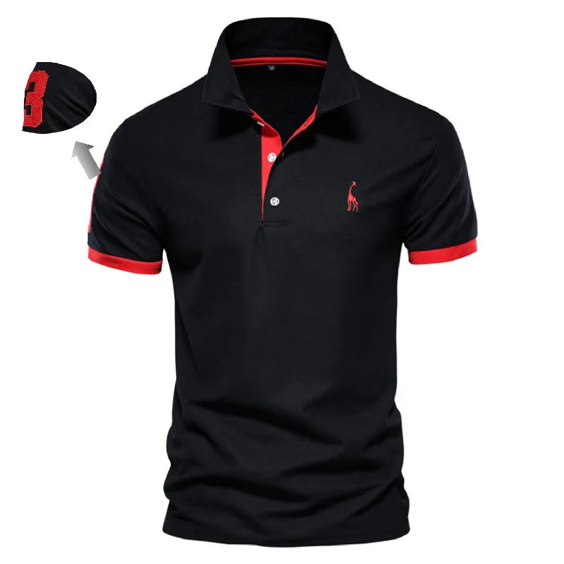 Slim Fit Embroidery Polo Shirts