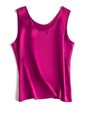 100% Real Silk Sleeveless Tank
