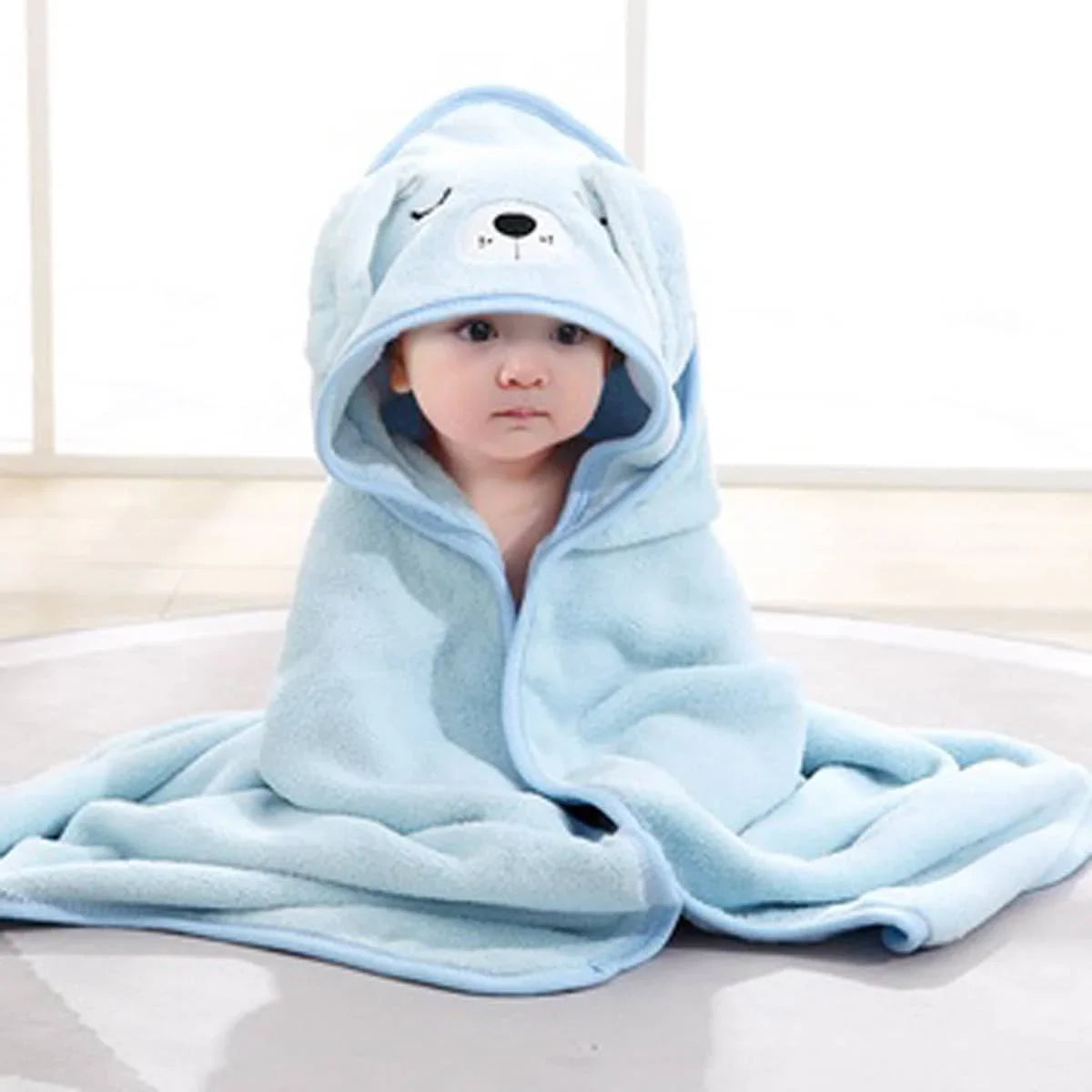 Elephant Cartoon Baby Bath Towel