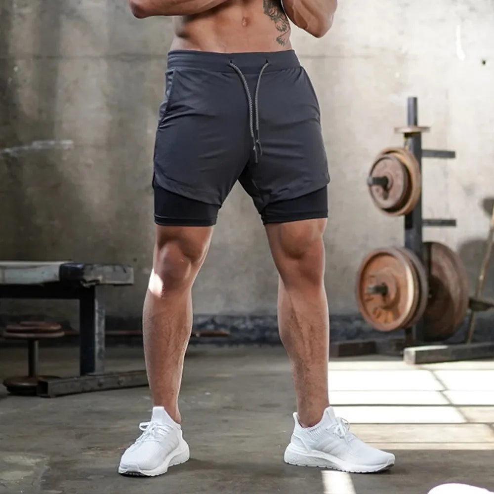2-in-1 Sports Shorts