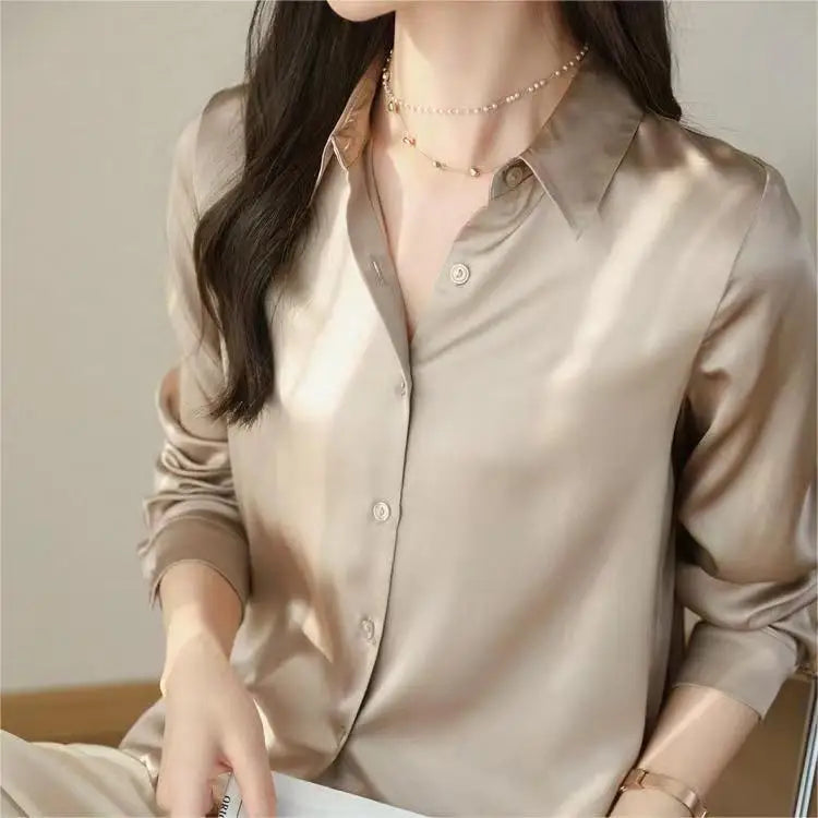 Elegant Satin Blouse