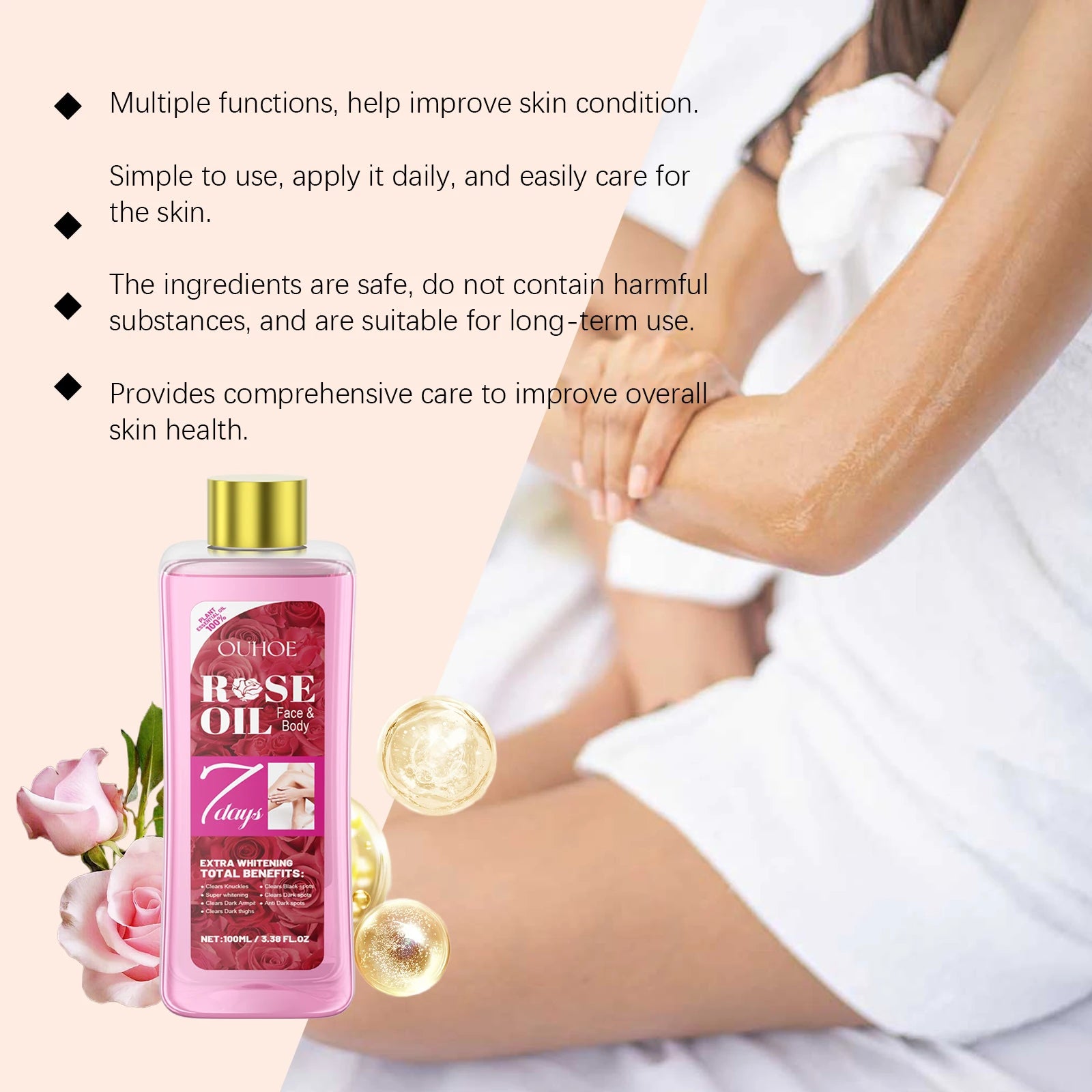 Rose Body Oil 100ml