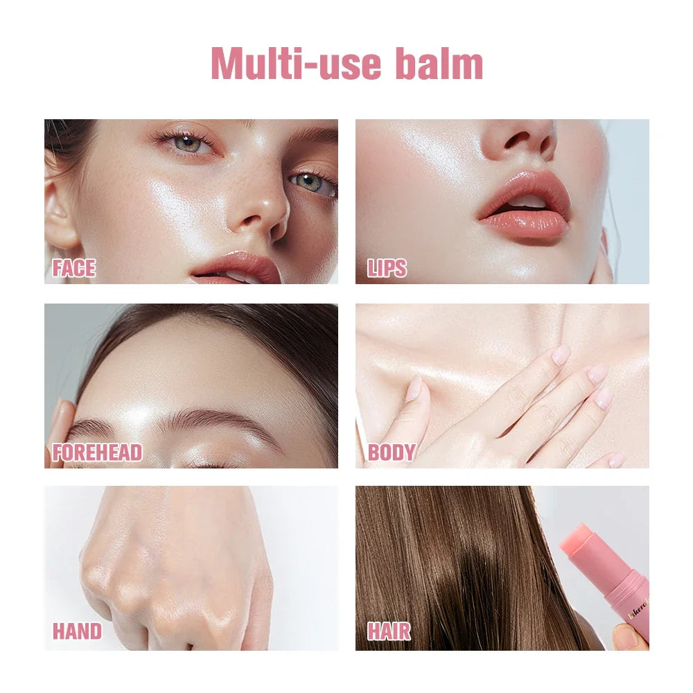 Korean Collagen Bounce Multi Balm Pink Stick