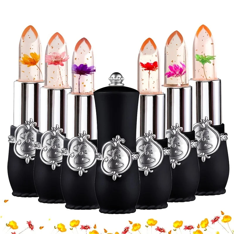 Color-Changing Flower Jelly Lipstick Set