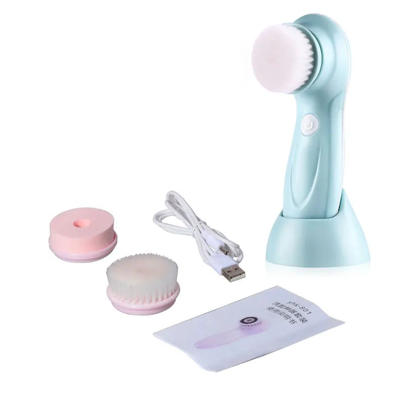 3-in-1 Electric Facial Cleansing Brush