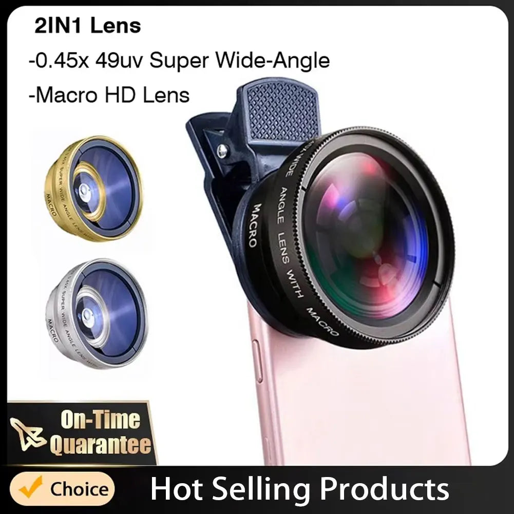 2-in-1 Mobile Lens Clip
