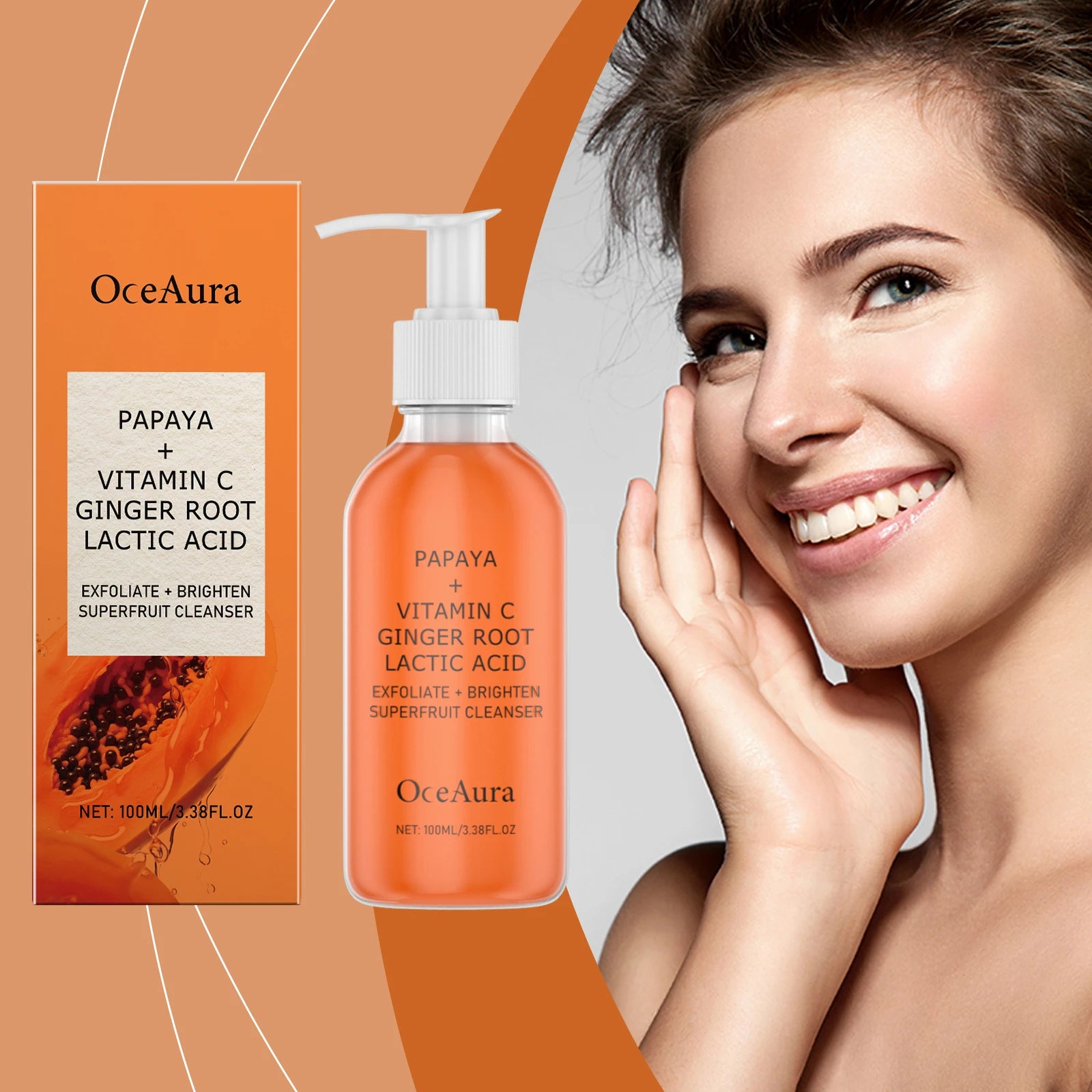Papaya Vitamin C Hydrating Facial Cleanser