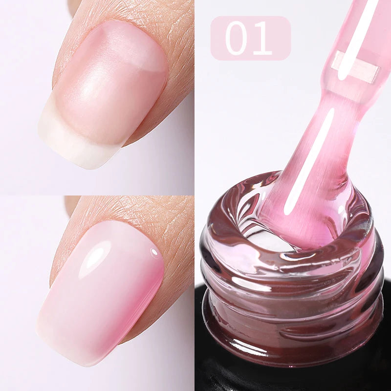 Milky Pink Rubber Base Gel Nail Polish