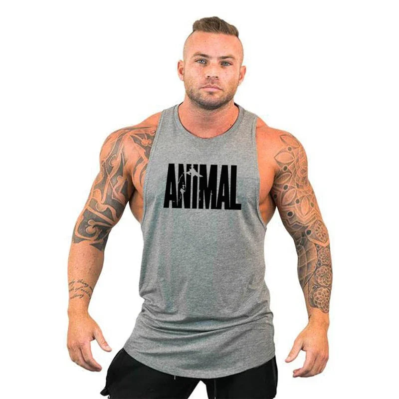 Animal Letter Gym Tank