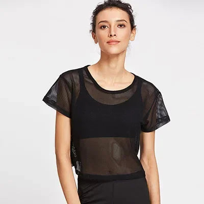 Mesh Yoga Shirt