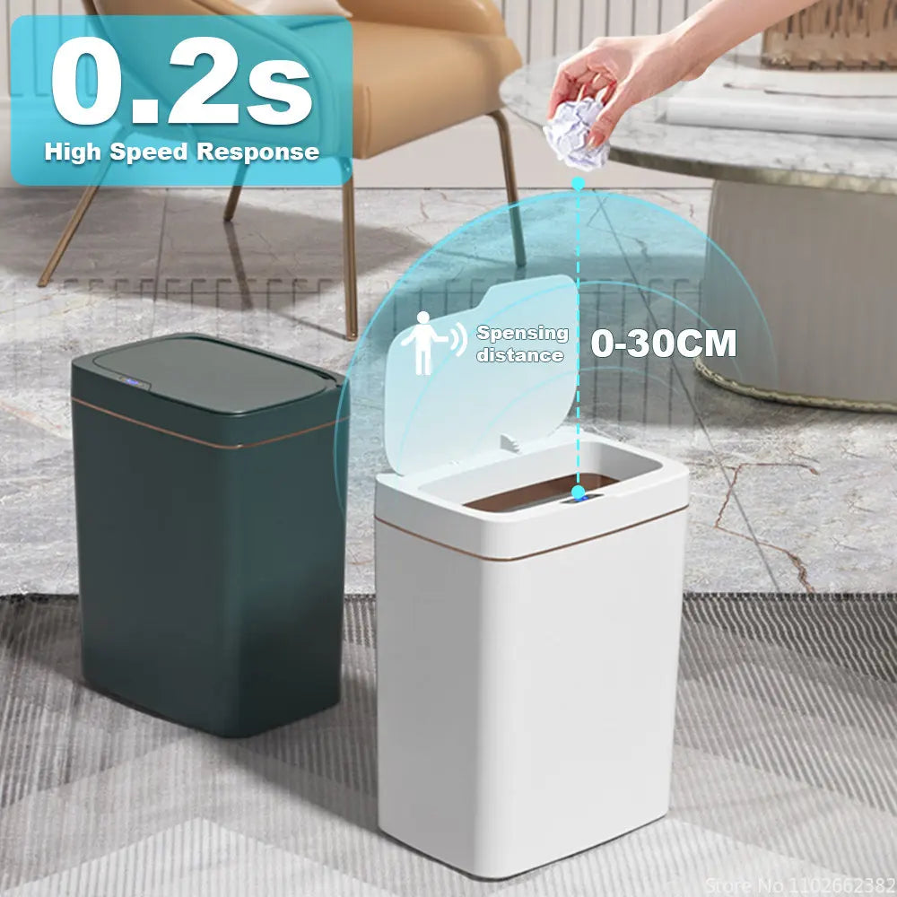 Smart Sensor Trash Can Garbage Bucket