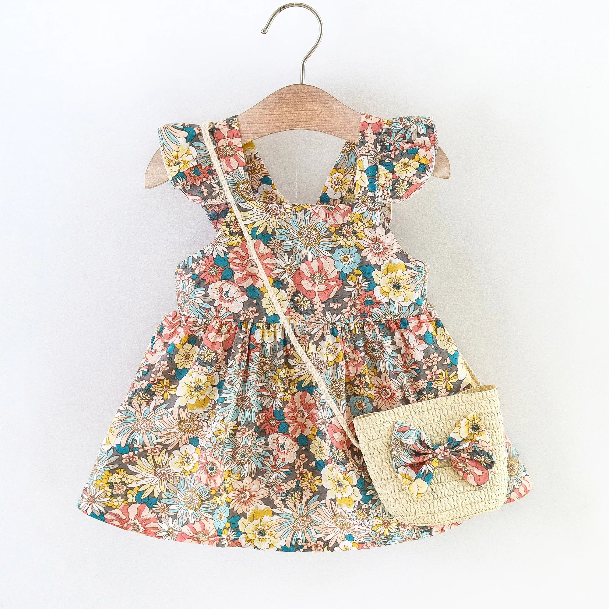 Floral Baby Girl Dress Set
