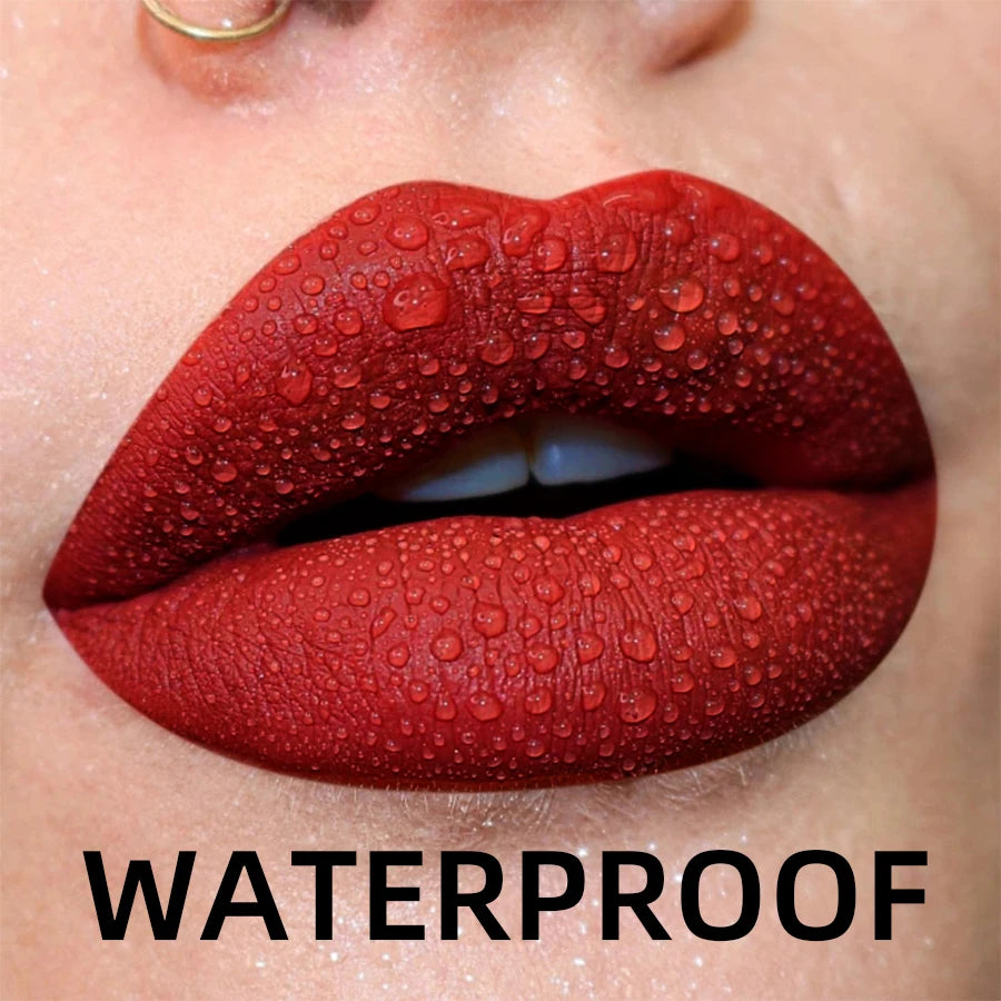 19-Color Matte Velvet Lip Gloss Collection