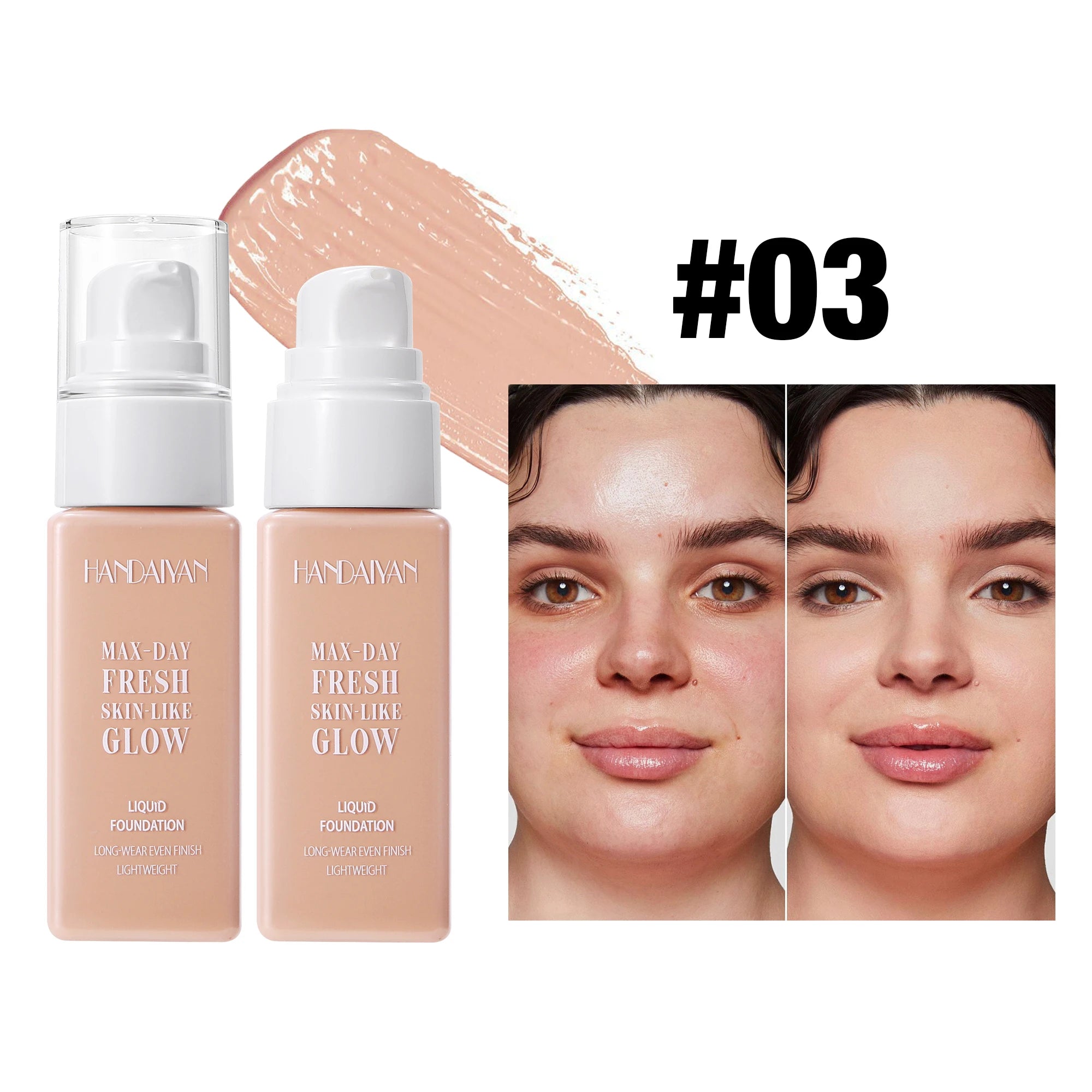 Long-Lasting Liquid Foundation