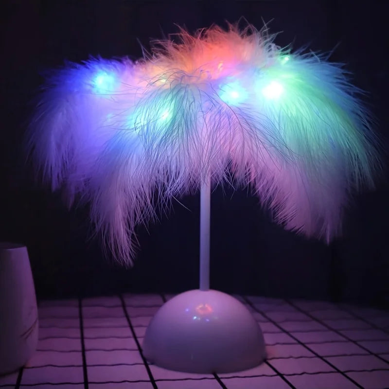 Feather Tree LED Table Lamp