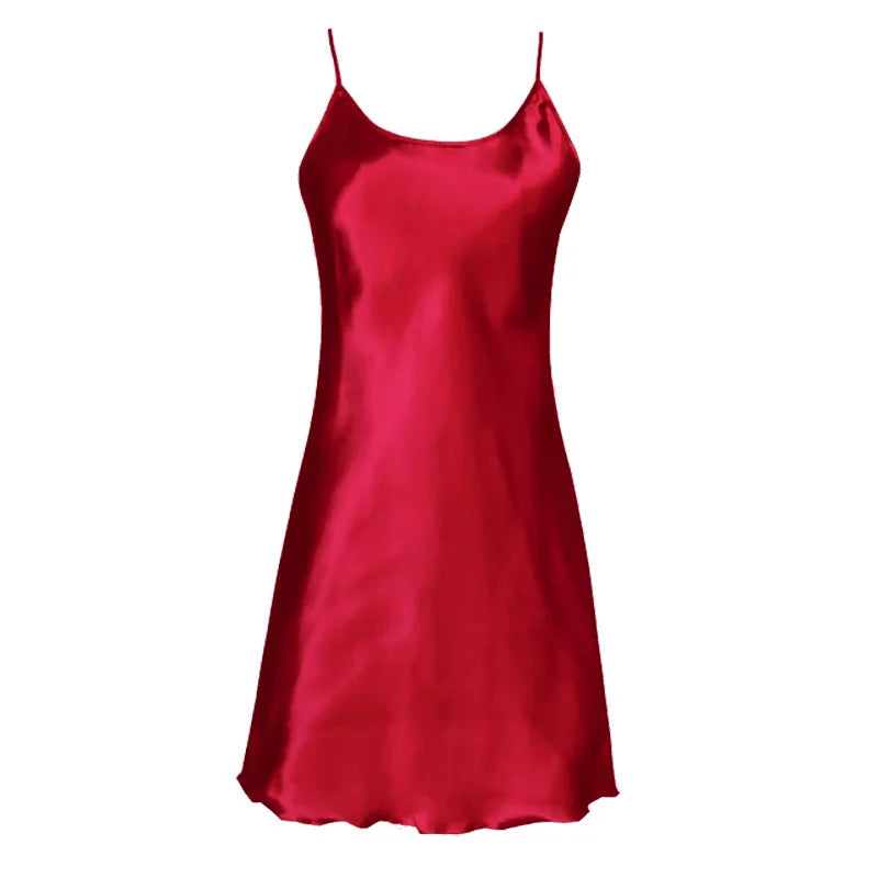 Solid Silk Nightgown