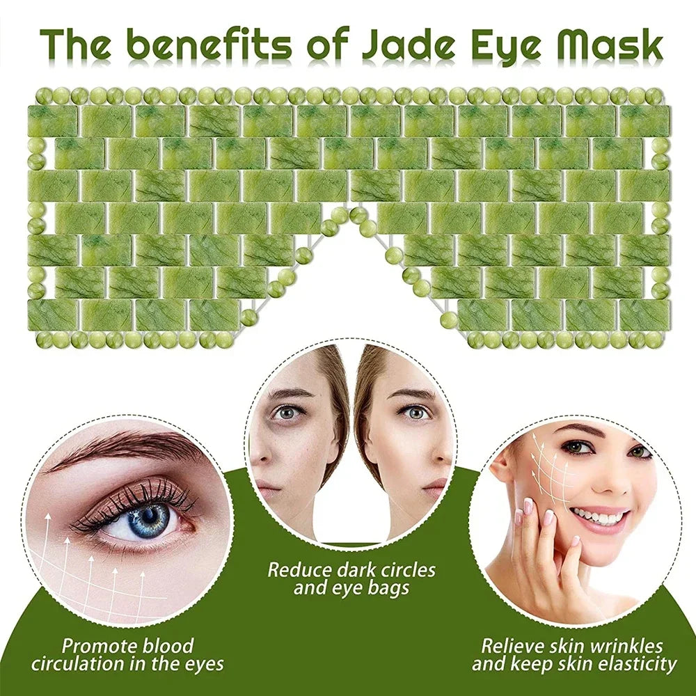 Natural Jade Cooling Eye Mask