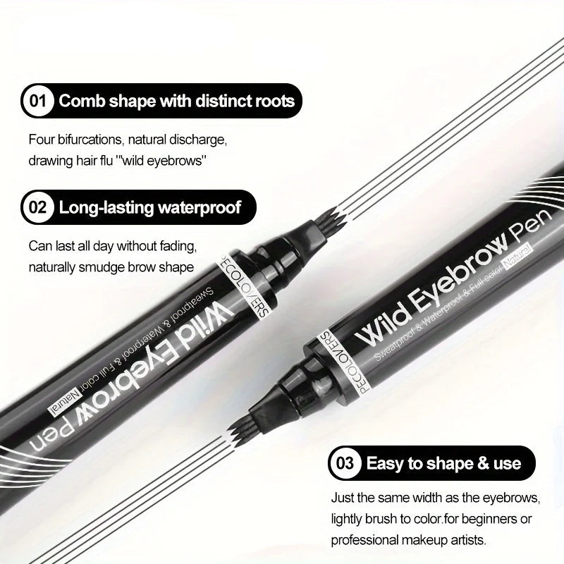 Waterproof 4-Tip Eyebrow Pen