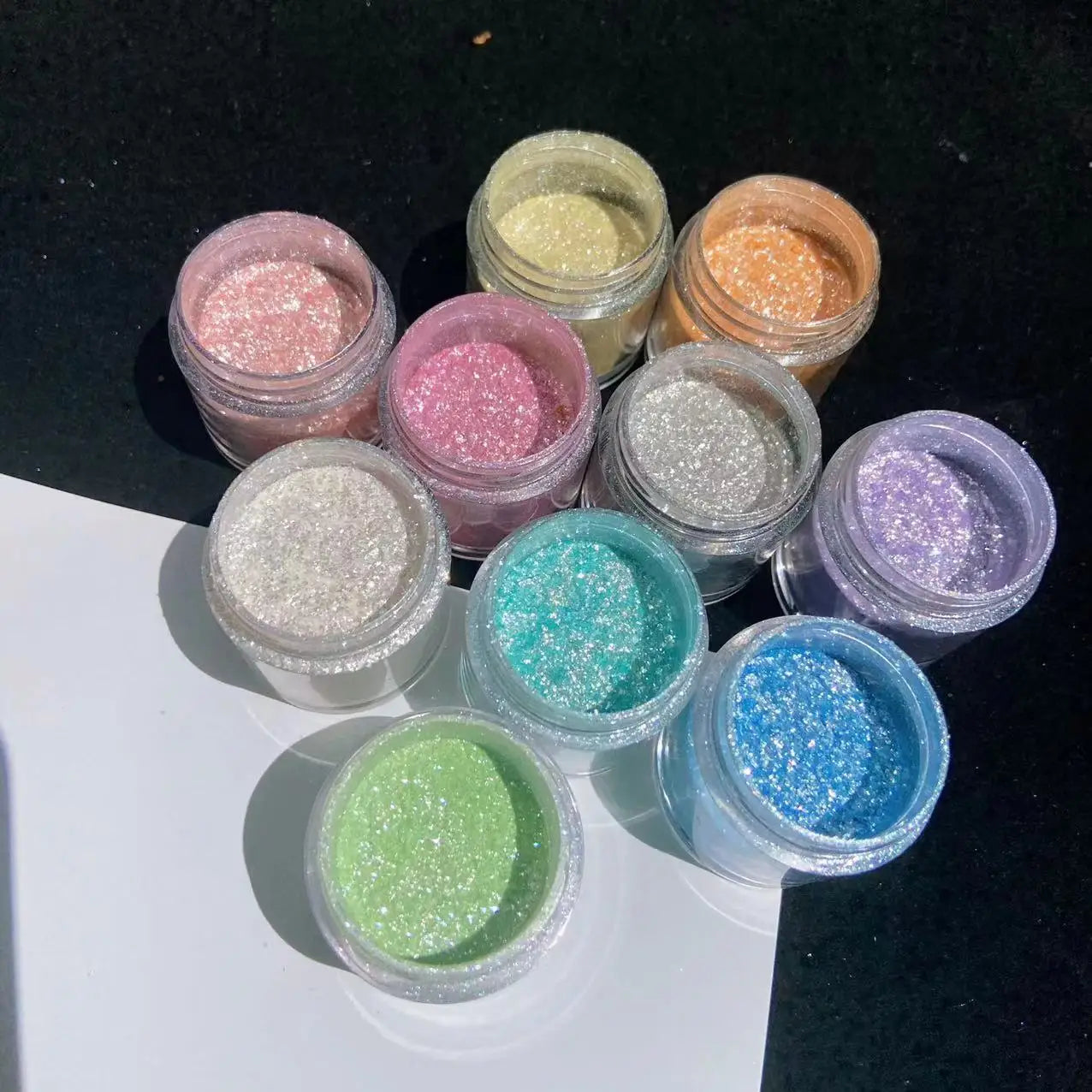 10 Holographic Glitter Colors