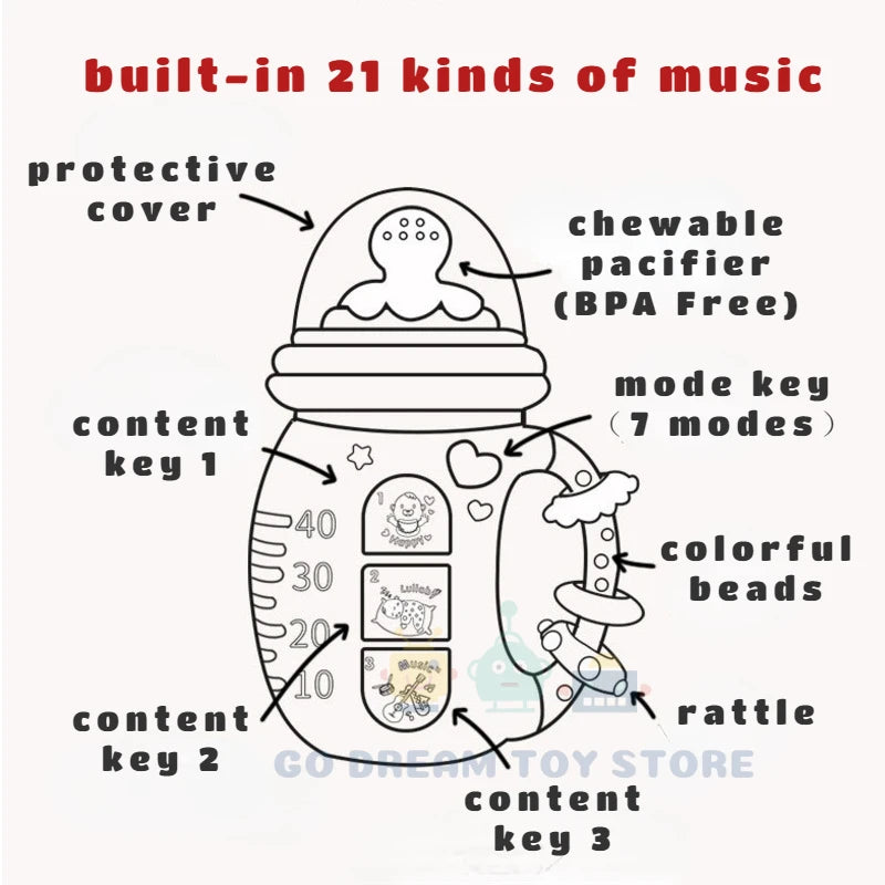 Musical Feeding Bottle Pacifier