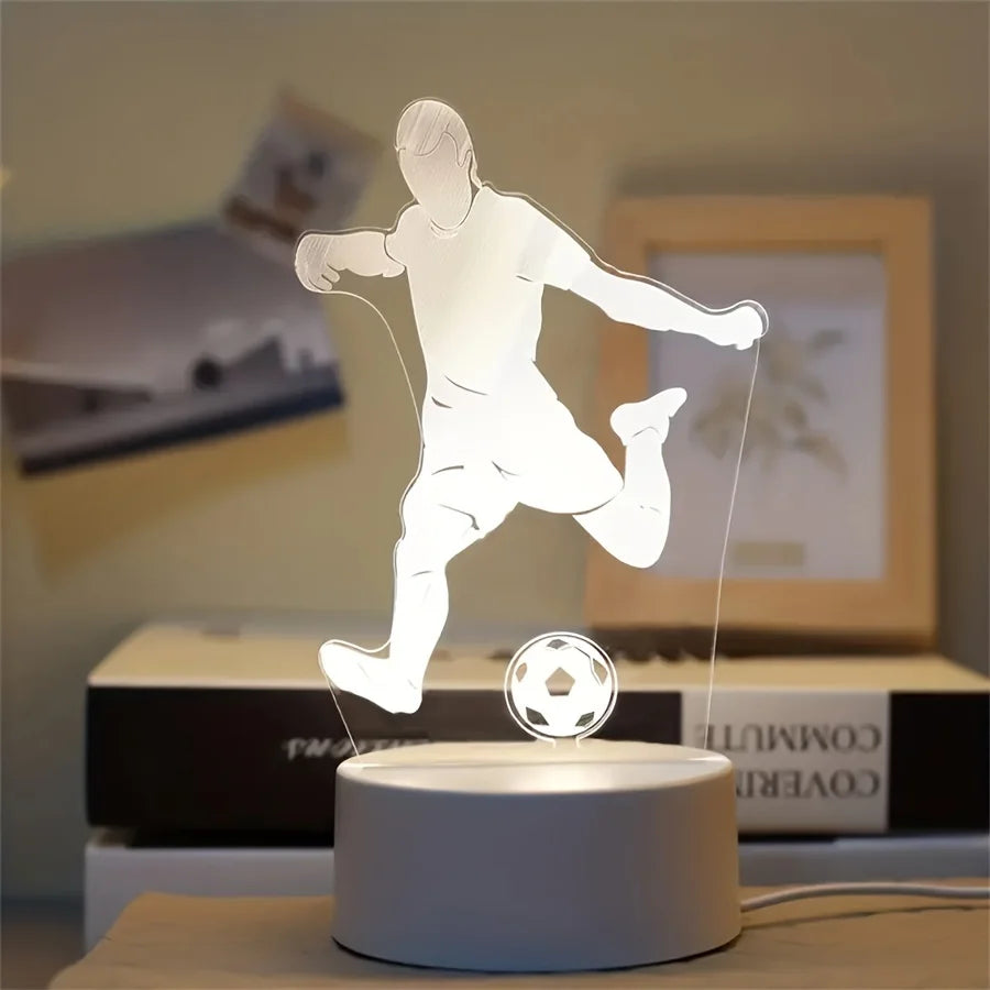 3D Football LED Table Lamp