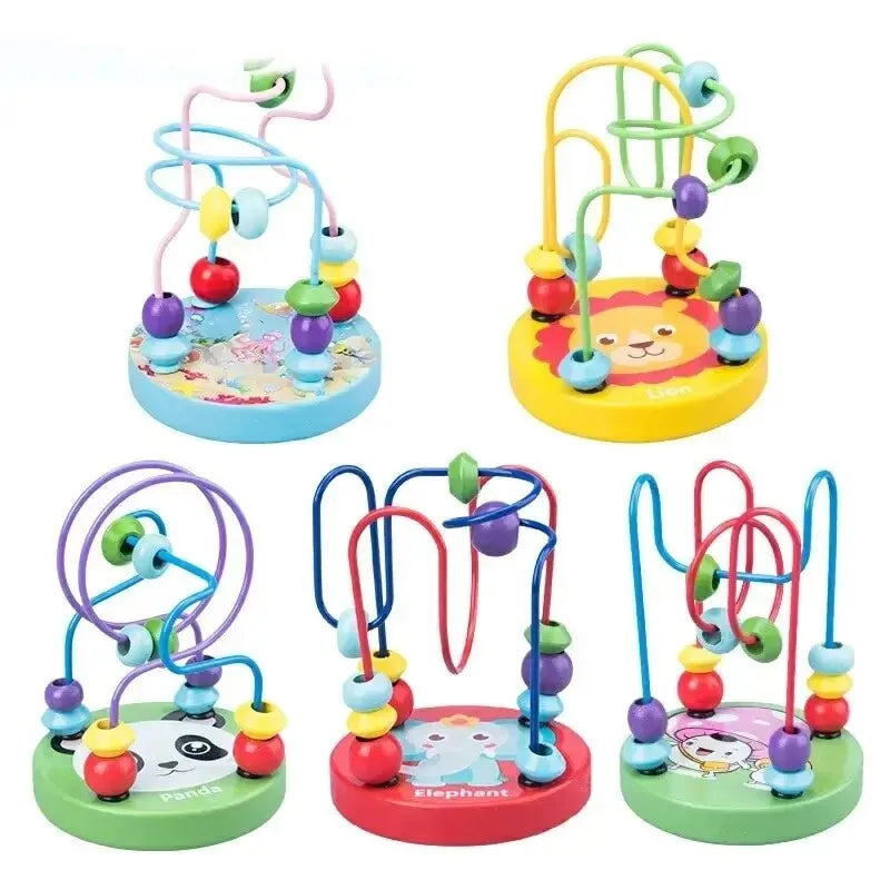 Wooden Bead Maze Toy