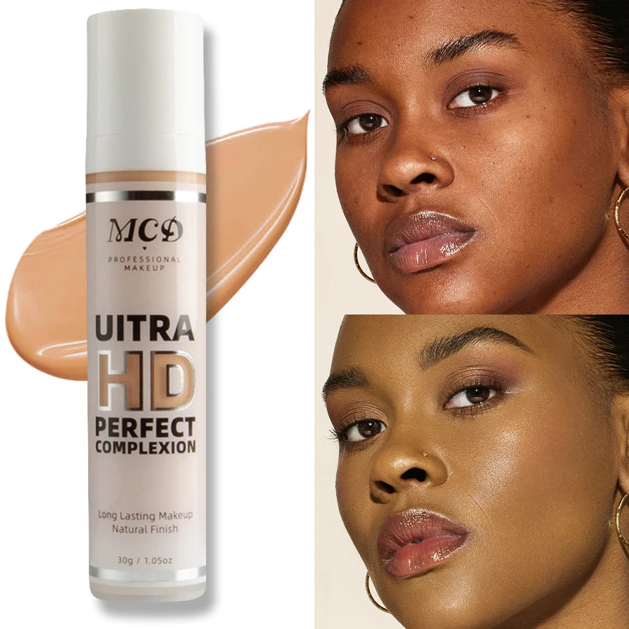 9-Shade Full Coverage Liquid Foundation